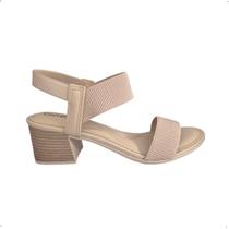 Sandalia Comfortflex Social Salto Robusto elastico 5460 Sandalia Comfortflex Social Salto Robusto elastico 5460