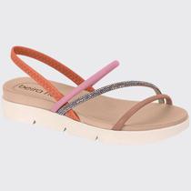 Sandália Conforto Feminina Slide Strass Brilhante Beira Rio 8387.530.26526