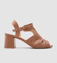 Sandália Couro Marrom CBK