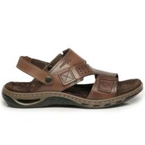 Sandália Couro Pegada 131662 Masculina Lazer Conforto -