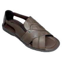 Sandalia Couro Rubra Classica Masculina Marrom Sandalia Couro Rubra Classica Masculina Marrom