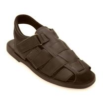 Sandalia Couro Rubra Conforto Masculina Marrom Sandalia Couro Rubra Conforto Masculina Marrom