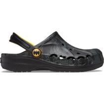 Sandália crocs baya batman clog k black