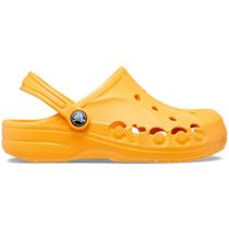 Sandália crocs baya clog kids orange sorbet