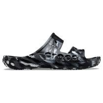 Sandália crocs baya marbled sandal black/multi