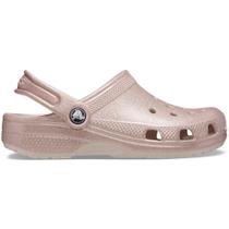 Sandália crocs classic clog glitter infantil quartz glitter