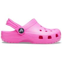 Sandália crocs classic clog infantil electric pink