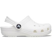 Sandália crocs classic clog kids white