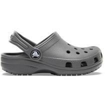 Sandália crocs classic clog kidst slate grey