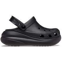 Sandália Crocs Classic Crush Platform Clog Black