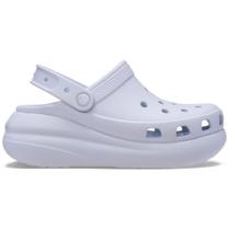 Sandália Crocs Classic Crush Platform Clog FROSTED GRAPE