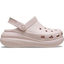 Sandália crocs classic crush platform clog quartz