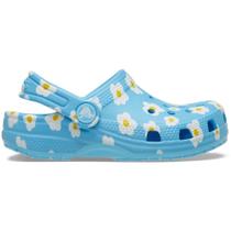 Sandália Crocs Classic Daisy Clog T Tinted Glass