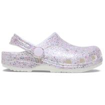 Sandália Crocs Classic Fantasy Glitter Clog T White Sandália Crocs Classic Fantasy Glitter Clog T White