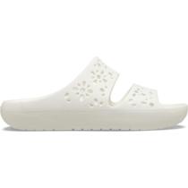 Sandália crocs classic floral cut out sandal chalk
