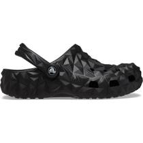 Sandália crocs classic geometric clog black
