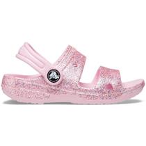 Sandália crocs classic glitter sandal infantil rainbow