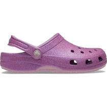 Sandália Crocs Classic Iridescent Glitter Clog Hydrangea