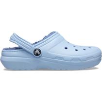 Sandália crocs classic lined k blue calcite