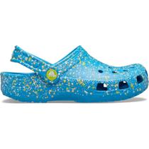 Sandália Crocs Classic Paint Splatter Clog K Marina/Multi Sandália Crocs Classic Paint Splatter Clog K Marina/Multi