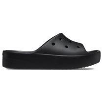 Sandália crocs classic plataform slide black