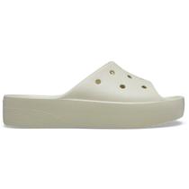 Sandália crocs classic plataform slide bone