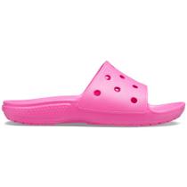 Sandália crocs classic slide juvenil electric pink