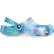 Sandália crocs classic solarized clog white/multi