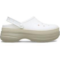 Sandália Crocs Classic Stacked Clog CHALK