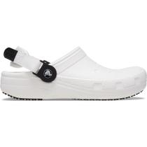Sandália crocs classic work clog white