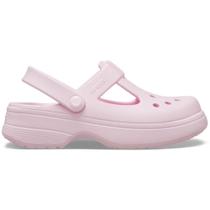 Sandália Crocs Classic Y Jane Clog K Pink Milk