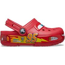 Sandália crocs crocband cars lightning red