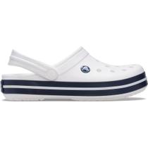 Sandália Crocs Crocband Clog K White/Navy Sandália Crocs Crocband Clog K White/Navy