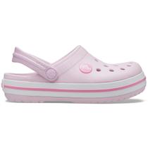 Sandália crocs crocband clog kids ballerina pink