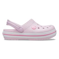 Sandália crocs crocband clog kids ballerina pink