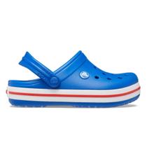 Sandália crocs crocband clog kidst blue bolt
