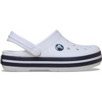 Sandália Crocs Crocband Clog T White/Navy