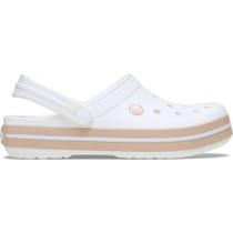 Sandália Crocs Crocband Clog WHITE/PINK CARAMEL