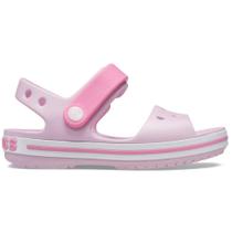 Sandália crocs crocband sandal kids ballerina pink