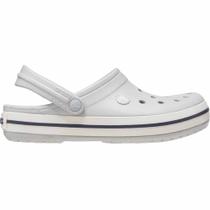 Sandália Crocs Crocband Unissex 11016-1FT CINZA CLARO/BRANCO