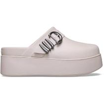 Sandália Crocs Dylan Platform Boho Buckle Clog Cocoa Cream Sandália Crocs Dylan Platform Boho Buckle Clog Cocoa Cream
