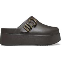 Sandália Crocs Dylan Platform Boho Buckle Clog Espresso Sandália Crocs Dylan Platform Boho Buckle Clog Espresso