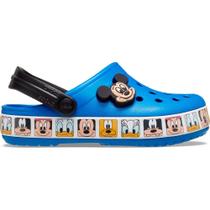 Sandália crocs fun lab mickey mouse band clog juvenil bright cobalt