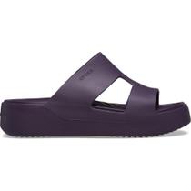 Sandália crocs getaway platform h-strap dark iris