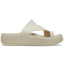 Sandália Crocs Getaway Platform Toe Loop Sandal Sandstone