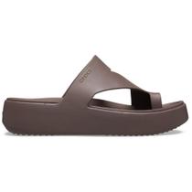 Sandália Crocs Getaway Platform Toe Loop Sandal Truffle