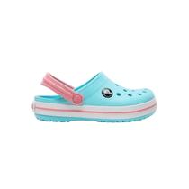 Sandália Crocs Infantil Croband Clog K 207006-4S3 AZUL CLARO/ROSA CLARO