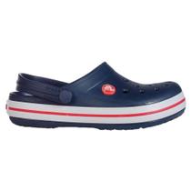 Sandalia Crocs Infantil Crocband Clog K 207006-485 Azul Marinho/Vermelho