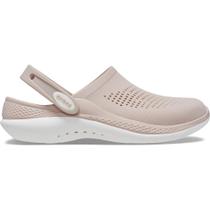 Sandália crocs lite ride 360 clog pink clay/white