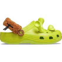 Sandália crocs shrek classic clog infantil lime punch